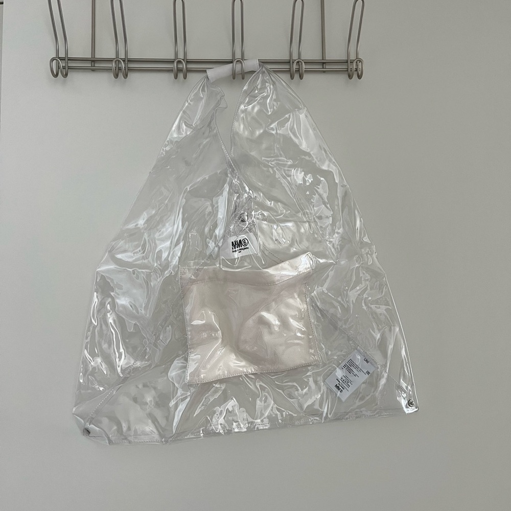 MM6 maison margiela PVC transparent handbag